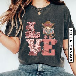 Retro Love Cowboy Shirt, Valentines Day Shirt, Cowboy Valentine Shirt, Cowgirl Shirt,  Love Shirt, Western Gifts, Wester