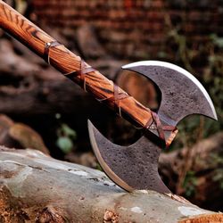 viking axe ultimate outdoor mastery , viking axe, hiking axe,  throwing axe, outdoor axe, steel axe, handmade viking axe