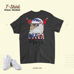 Vintage Ultra Maga Proud UltraMaga Eagle US Flag Pro Trump Unisex Standard T-Shirt