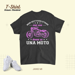 Womens Motorcyclist Gift Motorcycle Racing Woman Unisex Standard T-Shirt
