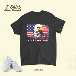 Yellowstone US Flag Eagle Unisex Standard T-Shirt