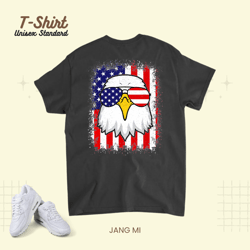 4th of july american flag patriotic eagle usa 1 Unisex Standard T-Shirt
