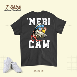 4th of July Bald Eagle Mericaw Merica USA Patriotic Veteran Unisex Standard T-Shirt