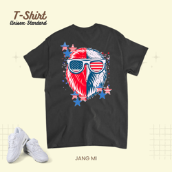 4th of July Patriotic America 2USA American Eagle Patriot 215 Unisex Standard T-Shirt