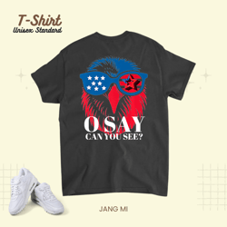 4th of July Patriotic America 2USA American Eagle Patriot 218 Unisex Standard T-Shirt