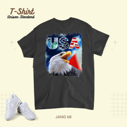 All American USA Flag Eagle 4th of July Patriotic Freedom Unisex Standard T-Shirt