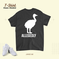 Allegedly Lawyer Funny Ostrich for men or woman 22 Unisex Standard T-Shirt