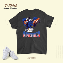 America Flying Eagle 4th Of July American Pride Patriotic, T-Shirt, Unisex Standard T-Shirt