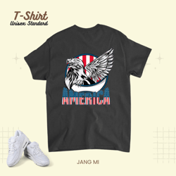 America USA 4th Of July Red Eagle Patriotic American Flag, T-Shirt, Unisex Standard T-Shirt