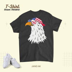 American Bald Eagle Mullet 4th of July Vintage, T-Shirt, Unisex Standard T-Shirt