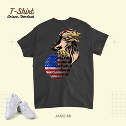 American Basketball Player USA 4th Of July Patriotic Eagle, T-Shirt, Unisex Standard T-Shirt