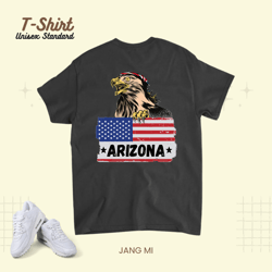 American Eagle claws US Flag Biker und Trucker Arizona, T-Shirt, Unisex Standard T-Shirt