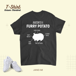 Anatomy Of A Furry Potato Guinea Pig Lover 9, T-Shirt, Unisex Standard T-Shirt