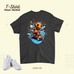 Ant Riding Skateboard Skateboarder Skateboarding Graffiti, T-Shirt, Unisex Standard T-Shirt