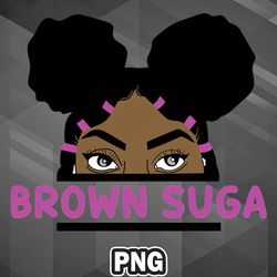 African PNG Brown Suga Babe PNG For Sublimation Print