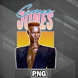 African PNG Grace Jones 80s Aesthetic Design PNG For Sublimation Print Best For Craft