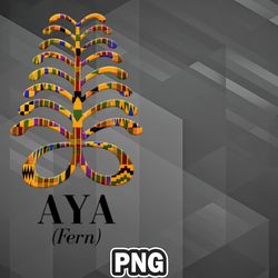 African PNG Aya Fern PNG For Sublimation Print High Quality For Silhoette