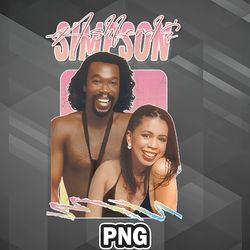 African PNG Ashford Simpson 80s Retro Soul Fan Design PNG For Sublimation Print Unique For Decor