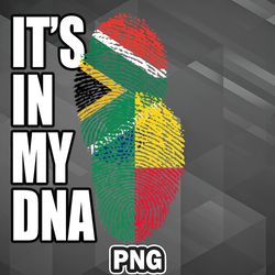 African PNG Beninese And South African Mix Heritage DNA Flag PNG For Sublimation Print Digital For Apparel, Mug