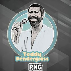 African PNG Teddy Pendergrass 80s Retro Soul Fan Design PNG For Sublimation Print High Quality For Decor