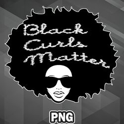 African PNG BLACK CURLS MATTER by AfreeKA PNG For Sublimation Print Printable For Chirstmas