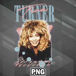 African PNG Tina Turner 80s Style Retro Fan Art Design PNG For Sublimation Print Transparent For Cricut