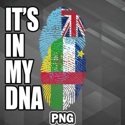 African PNG Fijian And Central African Mix Heritage DNA Flag PNG For Sublimation Print Best For Apparel, Mug