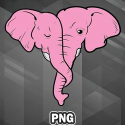 African PNG Cute Elephant Gift Product Elephants Wildlife Kids Adult Tee PNG For Sublimation Print Printable For Chirstm