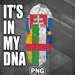 African PNG Slovak And Central African Vintage Heritage DNA Flag PNG For Sublimation Print Customized For Cricut