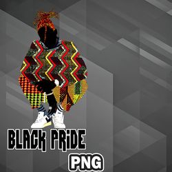 African PNG Black Pride PNG For Sublimation Print Transparent For Apparel, Mug