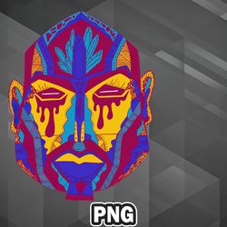 African PNG Triad African Mask No 9 PNG For Sublimation Print Digital For Decor