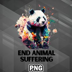 Animal Rights Awareness PNG End animal suffering PNG For Sublimation Print_PNG_Design Customized For Silhoette
