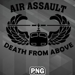 Army PNG Mod6 The Sabalauski Air Assault School Death from Above PNG For Sublimation Print Modern For Apparel, Mug