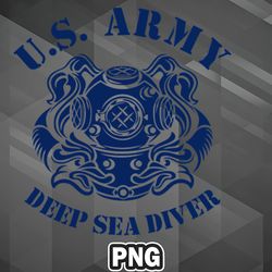 Army PNG Mod6 US Navy Deep Sea Diver Combat PNG For Sublimation Print Printable For Craft