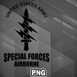 Army PNG US Special Forces Airborne PNG For Sublimation Print Trendy For Chirstmas