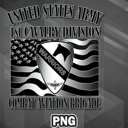 Army PNG 1st Cavalry Division Customized For Cricut