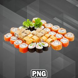 Asian PNG Japanese Sushi Asia Country Culture PNG For Sublimation Print Trending For Decor