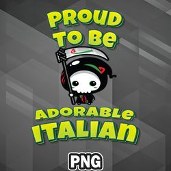 Asian PNG Proud To Be Adorable Italian Grim Reaper Asia Country Culture PNG For Sublimation Print High Resolution For Ch