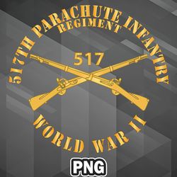 Army PNG 517th Parachute Infantry Regiment Modern For Decor