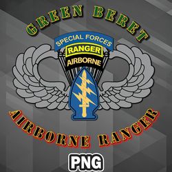 Army PNG Airborne Ranger Exclusive For Apparel, Mug