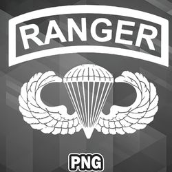Army PNG Airborne Ranger PNG For Sublimation Print Customized For Apparel, Mug