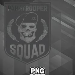 Army PNG Paratrooper Squad Skull PNG For Sublimation Print Trending For Silhoette