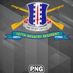 Army PNG 187th Infantry Regiment Transparent For Decor