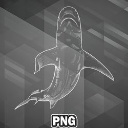 Artist PNG Shark PNG For Sublimation Print Trendy For Apparel, Mug