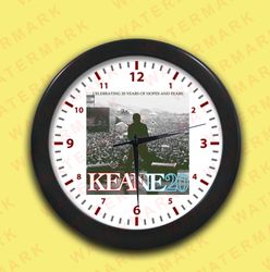 KEANE - KEANE20 CELEBRATING 20 YEARS OF HOPES AND FEARS WORLD TOUR 2024 Wall Clocks