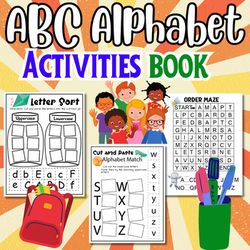 ABC Alphabet Activities for Preschoolers, Preschool Worksheets & Teaching Source