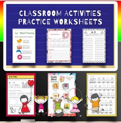 Classroom Activities Practice Worksheets, Worksheets & Teaching Materials