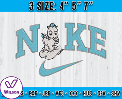 nike x baby pegasus embroidery, hercules cartoon inspired embroidery, embroidery applique