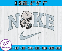 nike wall-e embroidery, applique embroidery designs