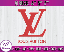 lv logo embroidery, logo fashion embroidery, embroidery applique